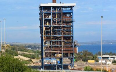 Proseguono i lavori di decommissioning dei gruppi 1 e 2 a Fiume Santo: demolita la seconda caldaia
